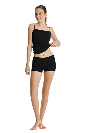 Blackspade Kadın Siyah Boxer Essential 1301