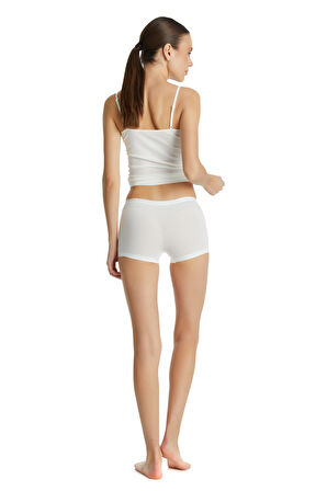 Blackspade Kadın Krem Boxer Essential 1301