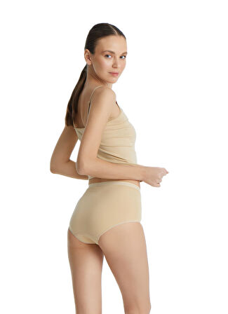 Blackspade Kadın Siyah Büyük Beden Yüksek Bel Slip Külot 1307