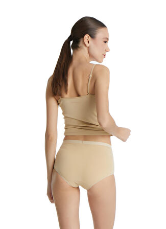 Blackspade Kadın Siyah Büyük Beden Yüksek Bel Slip Külot 1307