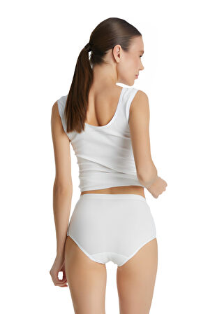Blackspade Kadın Beyaz Dantelli Slip Külot 1316