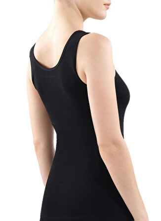 Blackspade Kadın Siyah Büyük Beden Atlet Essential 1950