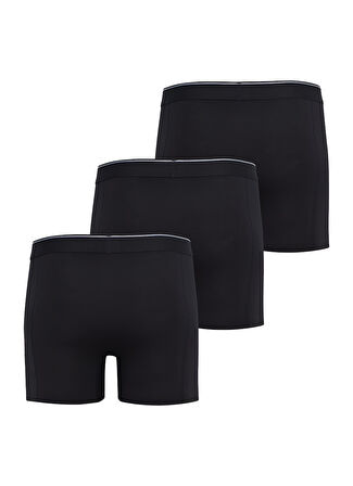 Blackspade Erkek Siyah Boxer Pamuklu 3'lü Paket 9673