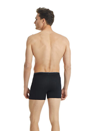 Blackspade Erkek Siyah Boxer Pamuklu 3'lü Paket 9673