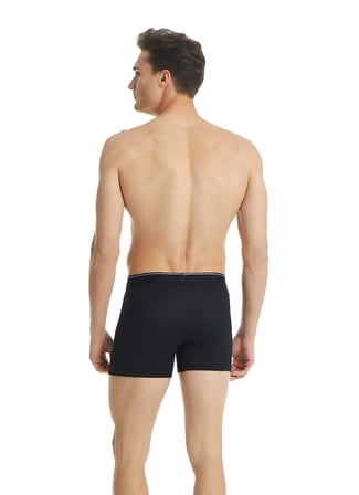 Blackspade Erkek Siyah Boxer Pamuklu 3'lü Paket 9673