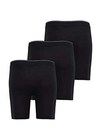 Blackspade Erkek Siyah Boxer Pamuklu 3'lü Paket 9683