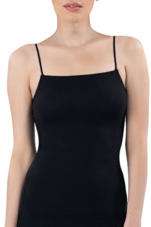 Blackspade Kadın Siyah Askılı Atlet 1628