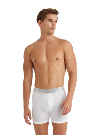 Blackspade Erkek Beyaz Modal Boxer Silver 9303