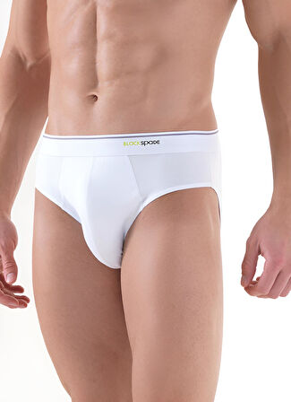 Blackspade Erkek Beyaz Slip 3'lü Paket 9672