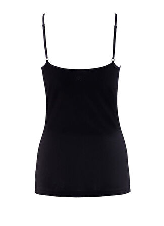 Blackspade Kadın Siyah Atlet Aura Satin 1403