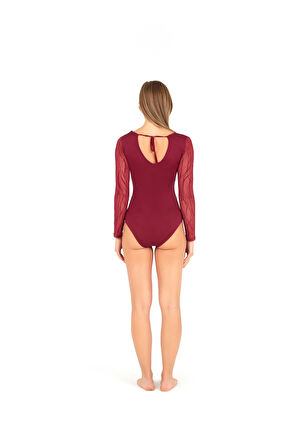 Blackspade Kadın Bordo Body 60029