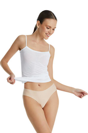 Blackspade Kadın Ten Slip Külot 1657