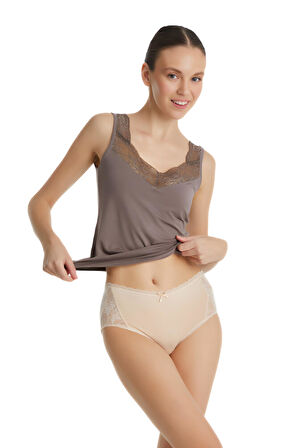 Blackspade Kadın Ten Slip Külot 1773