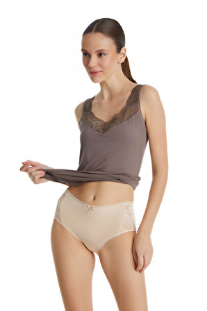 Blackspade Kadın Ten Slip Külot 1773