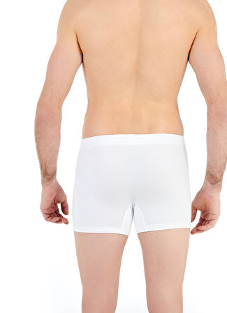 Blackspade Erkek Beyaz 2'li Pamuklu Boxer 9616