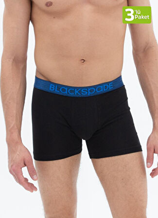 Blackspade Erkek Boxer 3'lü Paket Modern Basics 9473