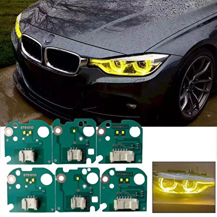Autogp  Bmw f30 lci angel led modülü sarı 2015 / 2018 drl led