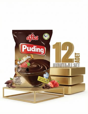 Afia Kakaolu Puding 12x125 Gr