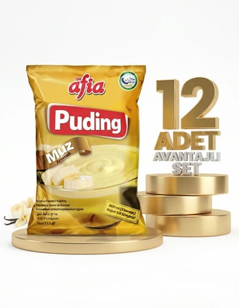 Afia Muzlu Puding 12x115 Gr