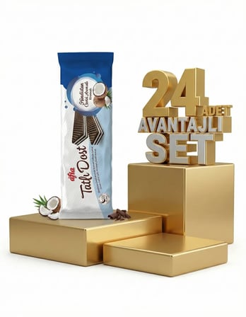 Afia Tatlı Dost Hindistan Cevizli Gofret 24x140 Gr