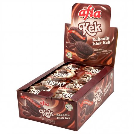 Afia Kakao Soslu Islak Kek 24x35 Gr