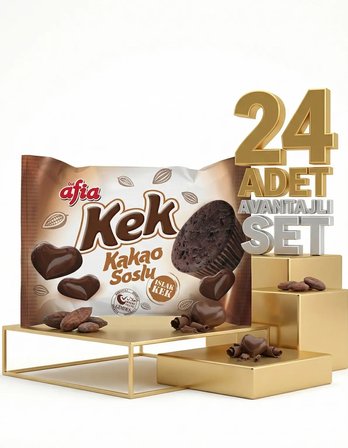Afia Kakao Soslu Islak Kek 24x35 Gr