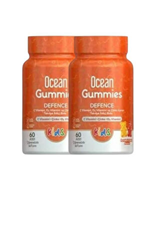 Ocean Gummies Defence 60 Çiğnenebilir Form 2 Adet