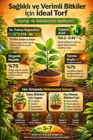20 Lt. Bitki Toprağı, Fideleme, Saksı Toprağı İç Dış Mekan Toprak 20 Lt.