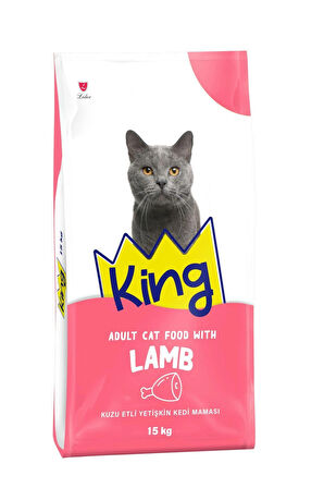 King Kuzulu Ve Pirinçli Yetiskin Kedi Mamasi 15 Kg