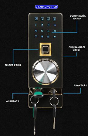 İnsafe ISC80A6 Special Edition Ekstra Büyük Boy Çelik Para Kasası - Değerli Eşya ve Mücevher Kasası