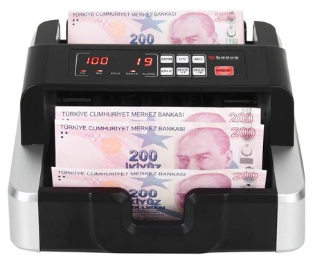 Baove GB4100 Para Sayma Makinesi ve Sahte Para Yakalama - Adet Sayım - TL - Euro - Usd