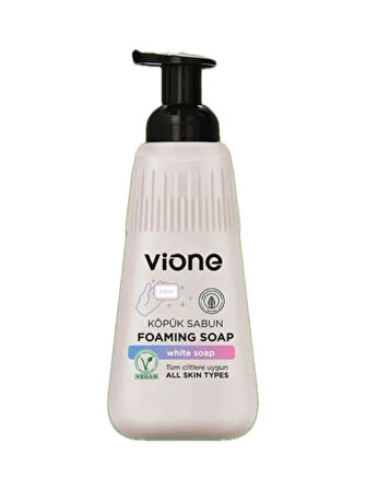 vione Köpük Sabun El ve Yüz İçin Beyaz Sabun 500ML