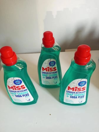 MİSS ÇAMAŞIR DETERJANI ARAP SABUNU SODA PLUS 1500ml X 3lü