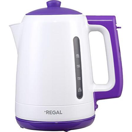 Regal RC 1000 B 1700 W Çay Makinesi Beyaz - Mor 