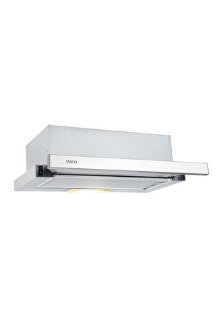 Vestel Truva Sürgülü Aspiratör Inox