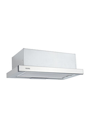 Vestel Truva Sürgülü Aspiratör Inox