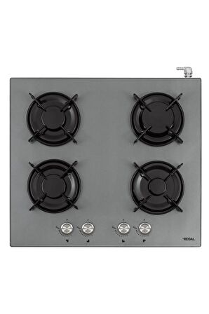 REGAL So 6041 Gcy 4 Gözlü Gazlı Cam Set Üstü Ocak