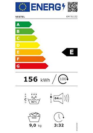 Regal KM 91132 9 kg Çamaşır Kurutma Makinesi