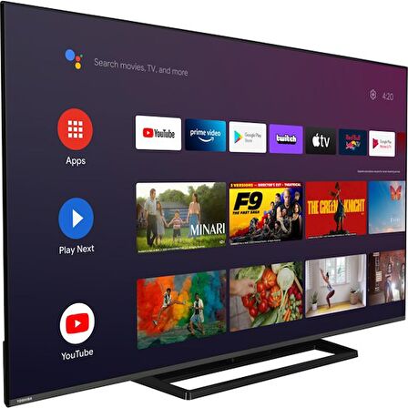 Toshiba 55UA3E63DT 55" 139 Ekran Uydu Alıcılı 4K Ultra HD Android Smart LED TV