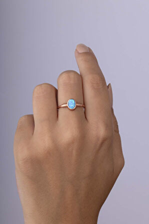 Gümüş Pazarım Yaprak Detaylı Manolya Çiçeği Ayarlamalı 925 Ayar Gümüş Kadın Yüzük