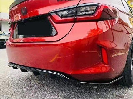 AUTOGP  Honda city rs arka tampon difüzörü ve flap seti 2021+