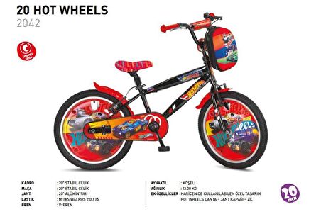 Çocuk Bisikleti Hot Wheels 20 Jant Bmx