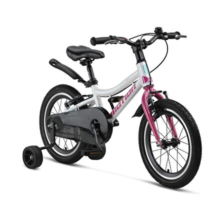 ÜMİT 1674 MOTION KIZ ÇOCUK BİSİKLETİ V 16 JANT BEYAZ PEMBE
