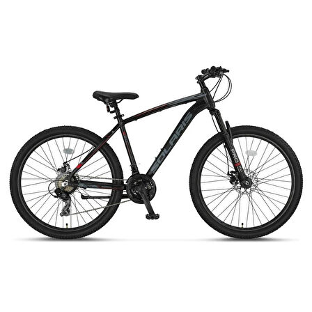 ÜMİT 2751 SOLARIS-M-2D ERKEK DAĞ BİSİKLETİ 460H 26 JANT 21 VİTES SİYAH KIRMIZI