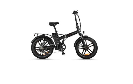 MOSSO MAGNERA ELEKTRİKLİ KATLANIR BİSİKLET 420H HYD 20 JANT 7 VİTES MAT SİYAH