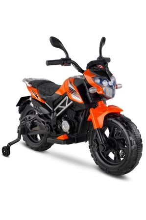 AKÜLÜ 12 V.MOTORSİKLET ( MOTOCROSS ) (TURUNCU)