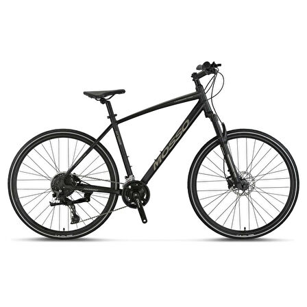 MOSSO LEGARDA-PRO-X18-MSM ERKEK ŞEHİR BİSİKLETİ 460H HD 28 JANT 18 VİTES SİYAH ANTRASİT