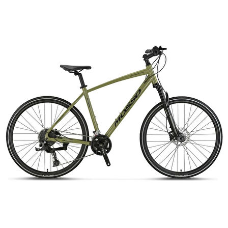 MOSSO LEGARDA-PRO-X18-MSM ERKEK ŞEHİR BİSİKLETİ 510H HD 28 JANT 18 VİTES YEŞİL SİYAH