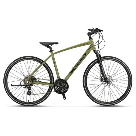 MOSSO LEGARDA-PRO-X21-MSM ERKEK ŞEHİR BİSİKLETİ 460H HD 28 JANT 21 VİTES YEŞİL SİYAH