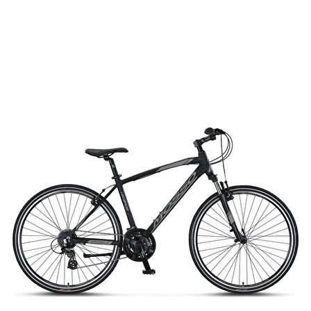 MOSSO LEGARDA-2324-MSM-V ERKEK ŞEHİR BİSİKLETİ 560H 28 JANT 24 VİTES SİYAH ANTRASİT